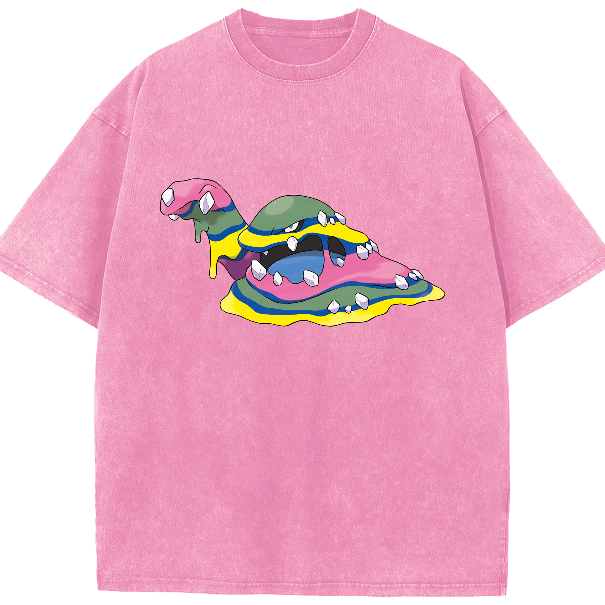 （画像用） ポケットモンスター Pokémon 綿100% ヴィンテージ風 半袖Tシャツ（フロントプリント）